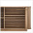 Wavy Storage Sideboard, Double-Door Buffet Cabinet With Adjustable Shelves, Suitable For Kitchen, Living Room, Hallway-154575393