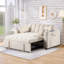 Canapé-lit multifonctionnel de 58 po 4-1 avec porte-gobelet et port USB pour salon ou appartement-1211108848