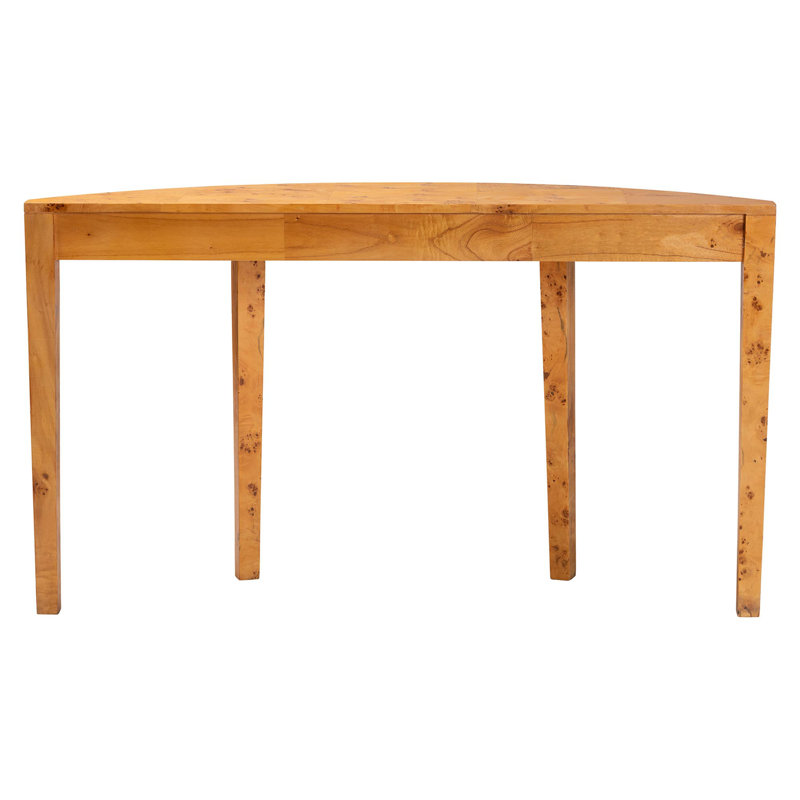 Console en bois naturel