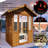 Outdoor Sauna Far Infrared Saunas App Control  Red Cedar and Hemlock 1800W Low-EMF for Two Person
