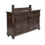 Commode double 9 tiroirs l 64 po Aichele