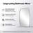 Modern Oblong Oval Bathroom Vanity Mirror |  Frame-1989191407-1979949080