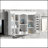 Wall Mounted Medicine Cabinet, Bathroom Wall Cabinet With 2 Glass Doors, Over The Toilet Space Saver Storage Cabinet With Ample Storage, White