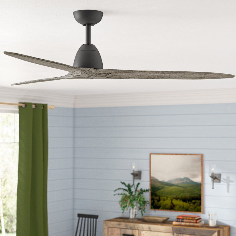 Sherwood 60'' Ceiling Fan, Matte Gray