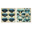 Debbra - Ensemble de 2 collages de formes carrées abstraites-101851154-101851157