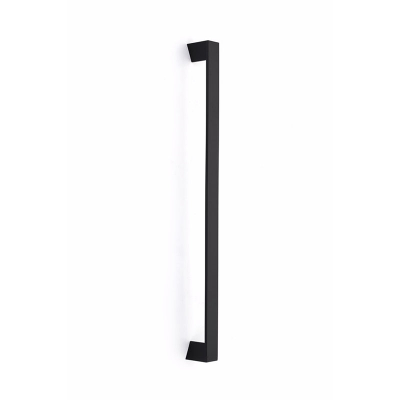 Poignée d'armoire Emtek Trinity, Dos plat, 18 po d'un centre à l'autre