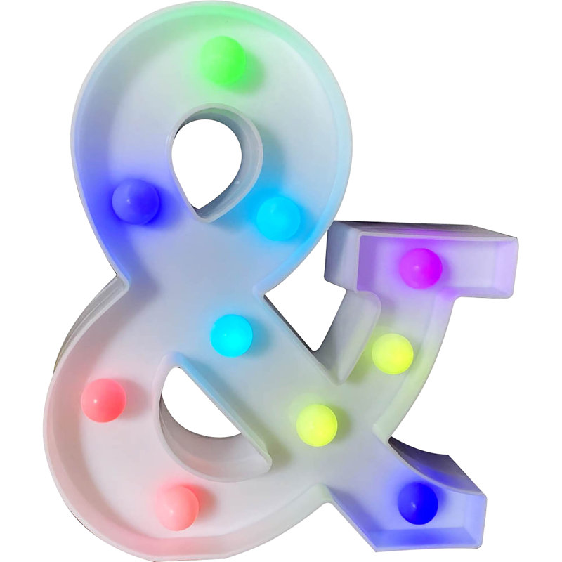 Charika 22 cm H LED Sign