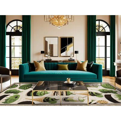 Washable Matcha desserts Desserts Area Rug