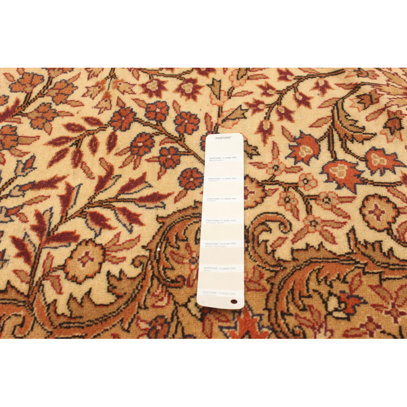 Francisqui One-of-a-Kind 6'5" X 9'11" 1990s Wool Area Rug in Cream