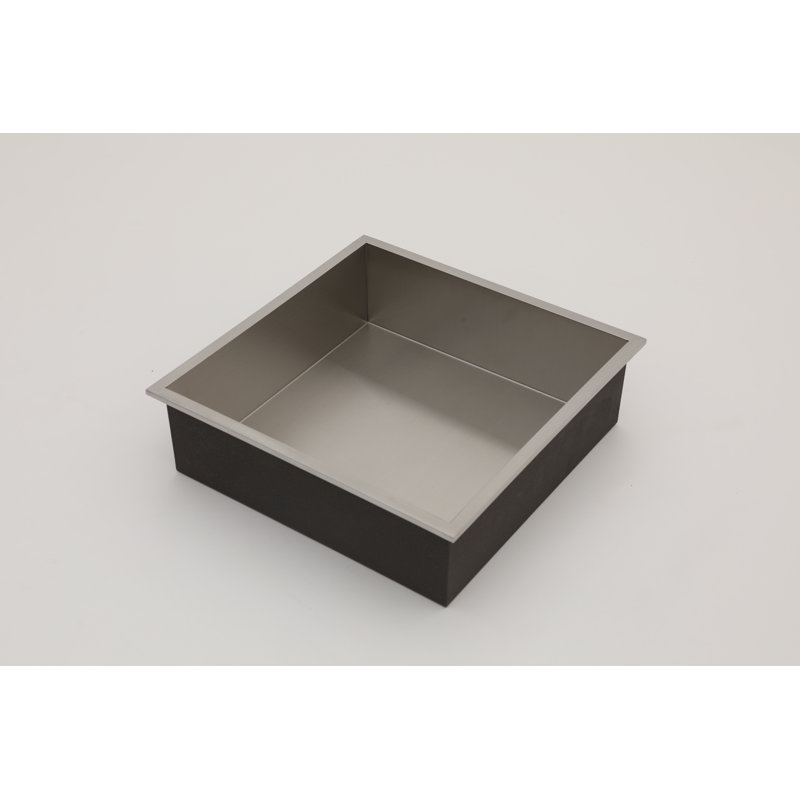 Niche de douche encastrée en acier inoxydable nickelé brossé 30,5 x 30,5 cm – Rangement mural pour salle de bain, cuisine et VR