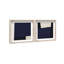 In Blue Set Shadowbox Abstract Print by Oliver Gal, Black Frame, 12 x 12-1556819877-1556819897