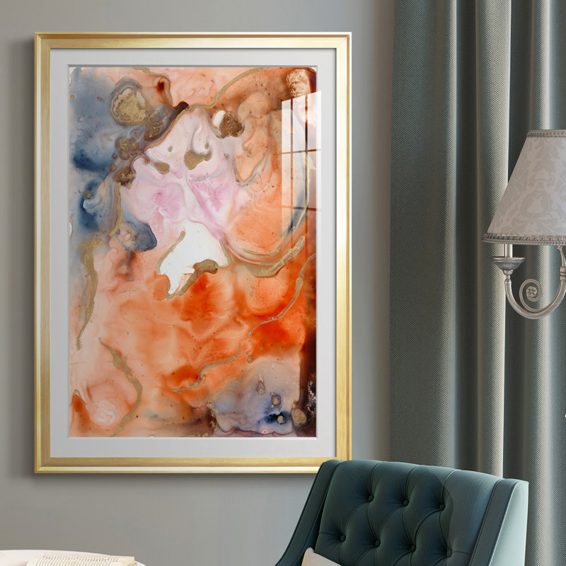 «Lighting The Way III» - Impression, H 24,5 po x l 18,5 po x P 1 po, Cadre doré