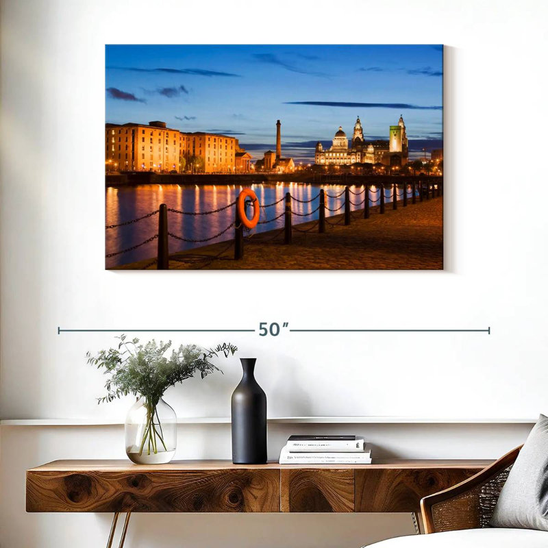 Albert Dock Waterfront, 26" H x 39" W