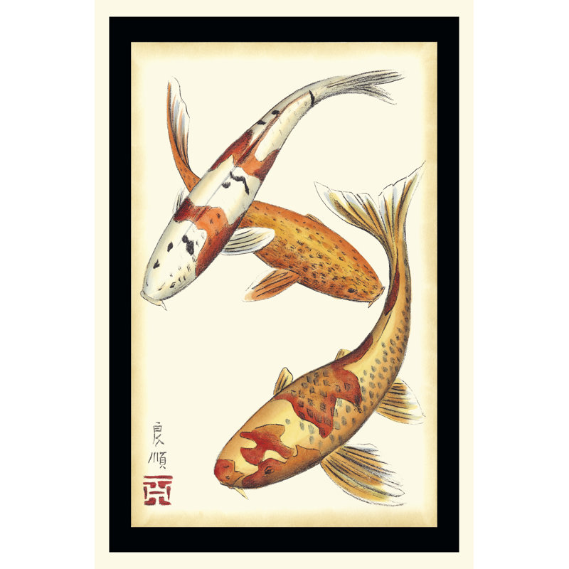 Koi poisson I, H 36 po x l 24 po x P 1 po