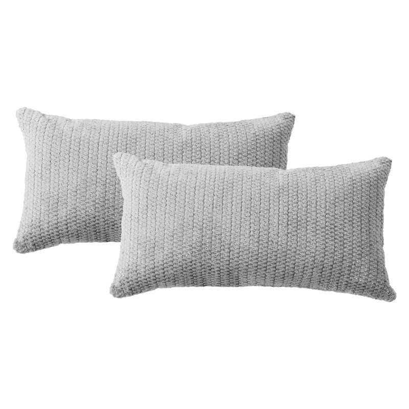 Reversible Throw Pillow, Sutherland Dove, 12'' x 24''