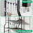 3-Tier Freestanding Over The Toilet Storage Shelf with Hooks