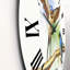 Deux granges, hirondelles, horloge murale-60281287