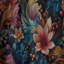 Motif cachemire bohémien Rhapsody V - rideau glamour - obscurcissant velours - 1 panneau-107596774