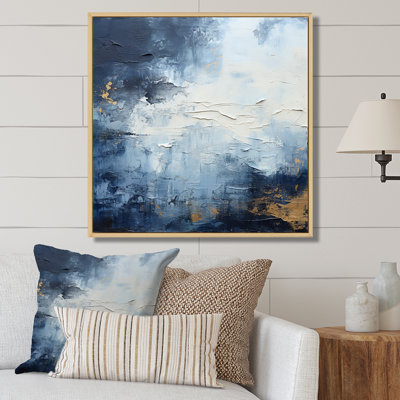 Minimalism Blue Sky Storm - Print