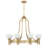 Hoekstra 8-Light Chandelier in Warm Brass-1288509323