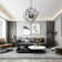 6 - Light Dimmable Chandelier