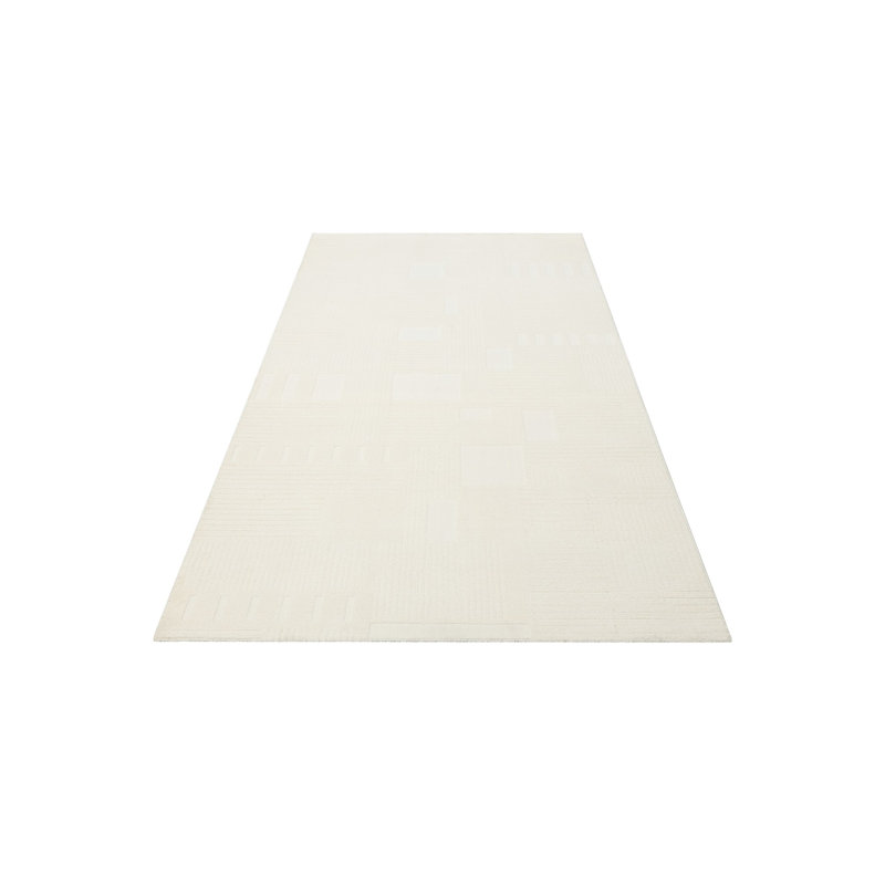 Luxurious White Carpet, 6.6 x 9.5 Feet | 100% Micropolyester, 2300 Grams/Sq Meter | Machine Woven, 192,000 Thread Points | Easy to Clean with Vacuum & Spot Remover | Perfect for Living Room & Bedroom Décor