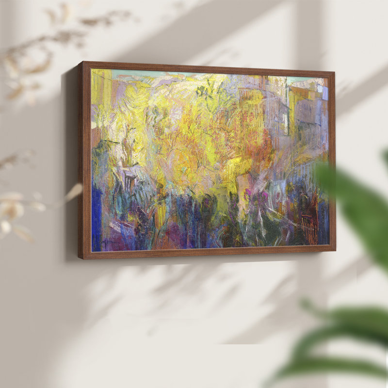 Incantante - reproduction encadrée - réarmable, H 16 po x l 20 po, Noyer