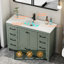 48" Modern Single Bathroom Vanity With Sink Top, Faucet,bathroom Cabinet Shelf With Drawers And Doors-470015721