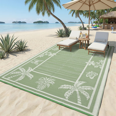 Tapis d'extérieur Botanical Reversible