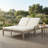 Adjustable Outdoor Double Lounge Chair With Cushions - Solid Wood Patio Chaise For Poolside, Garden, Or Balcony-1259747885