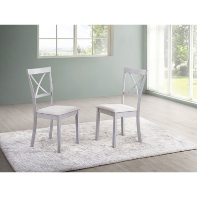 Chaises de salle à manger blanches Beachwood (2 / boîte)