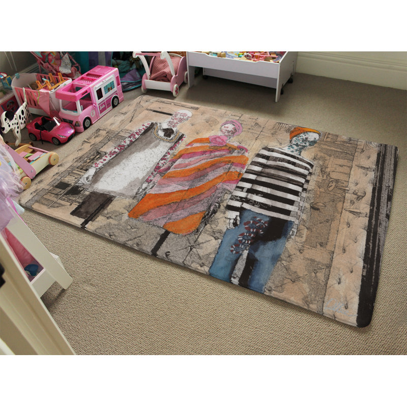 Cowles Shag Area Rug, Rectangle 80 x 150cm