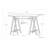 Solid Walnut Veneer and Metal Desk - Walnut-744121928