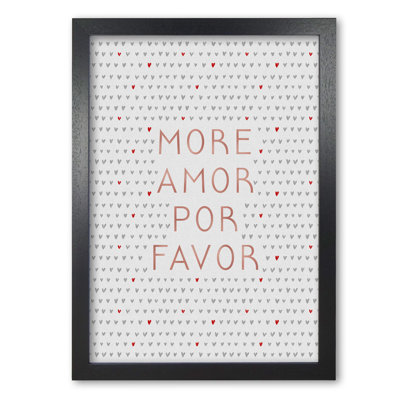 More Amor Love - Print