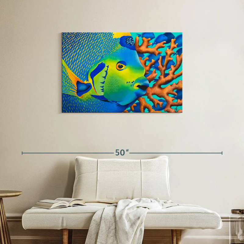 Poisson-ange Brampt, H 24 po x l 36 po