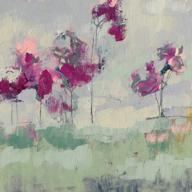 «Red Barrel Studio® Goldberger», galerie d'art sur toile tendue par Jennifer, fuchsia