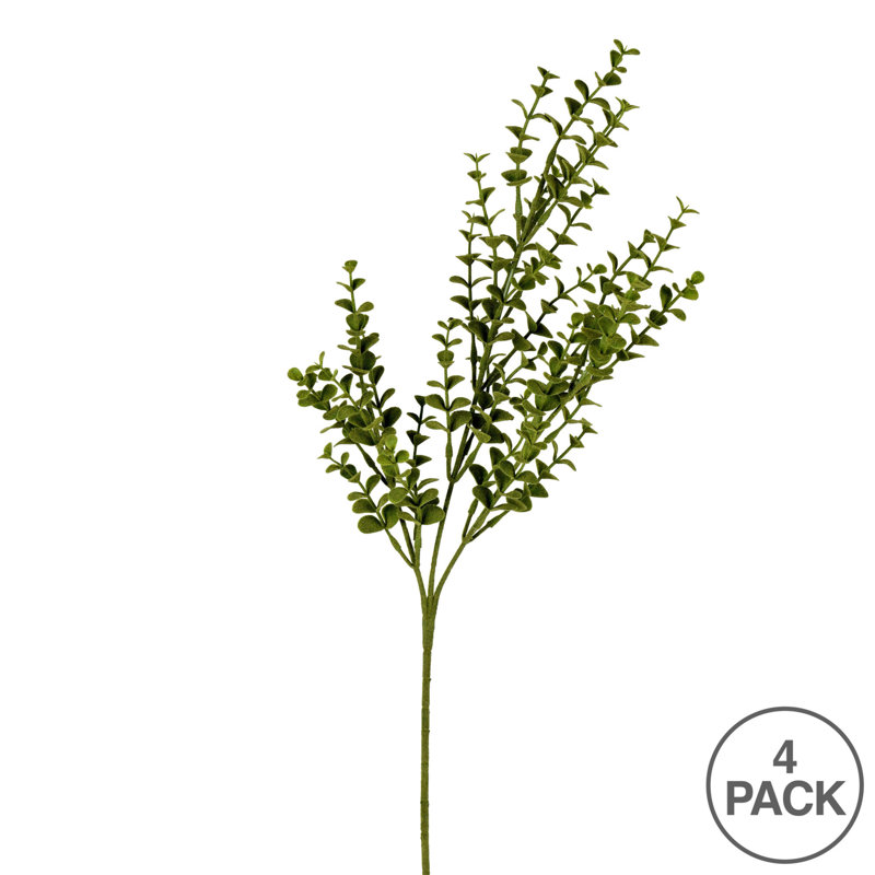 Ensemble de 4 branches d'eucalyptus artificiel