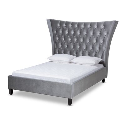 Colyt Queen Tufted Upholstered Platform Bed -  Rosdorf Park, DD71DAC7C56B4A08A0F9B1DCF55293FD