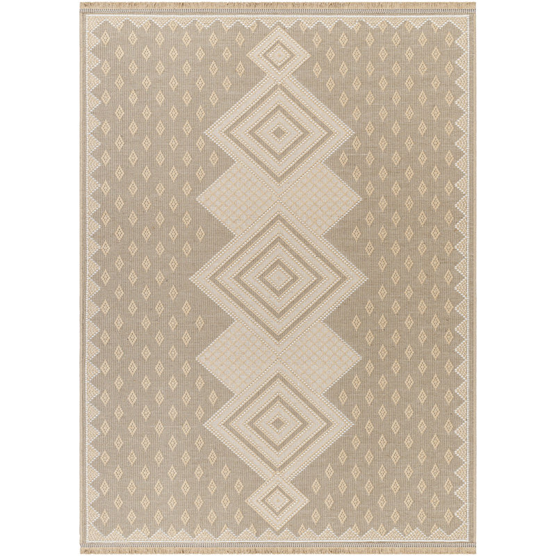 Tapis d'intérieur lavable à la machine Karyssa, Rectangle 5 pi 2 po x 7 pi