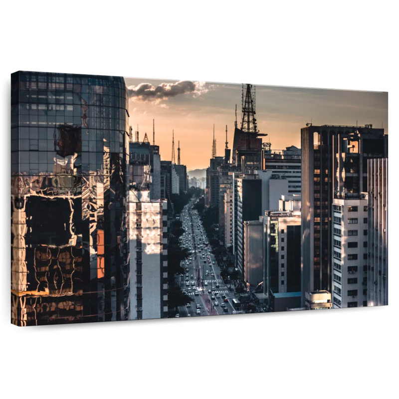 Sireci Paulista Buildings, 8" H x 12" W