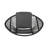 Chic Outdoor Basket Chair With Modern Look - Grey, Steel + Plastic, 30.2 In. H, 22.67 W, 35.92 D, 11.3 Lb, Assembly Needed Lounge