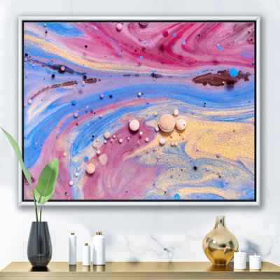 Acrylique bulles colorées - reproduction d'art sur toile