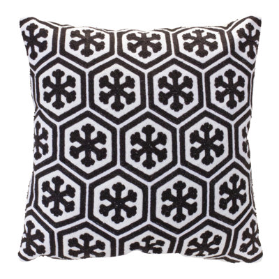 Embroidered Throw Pillow
