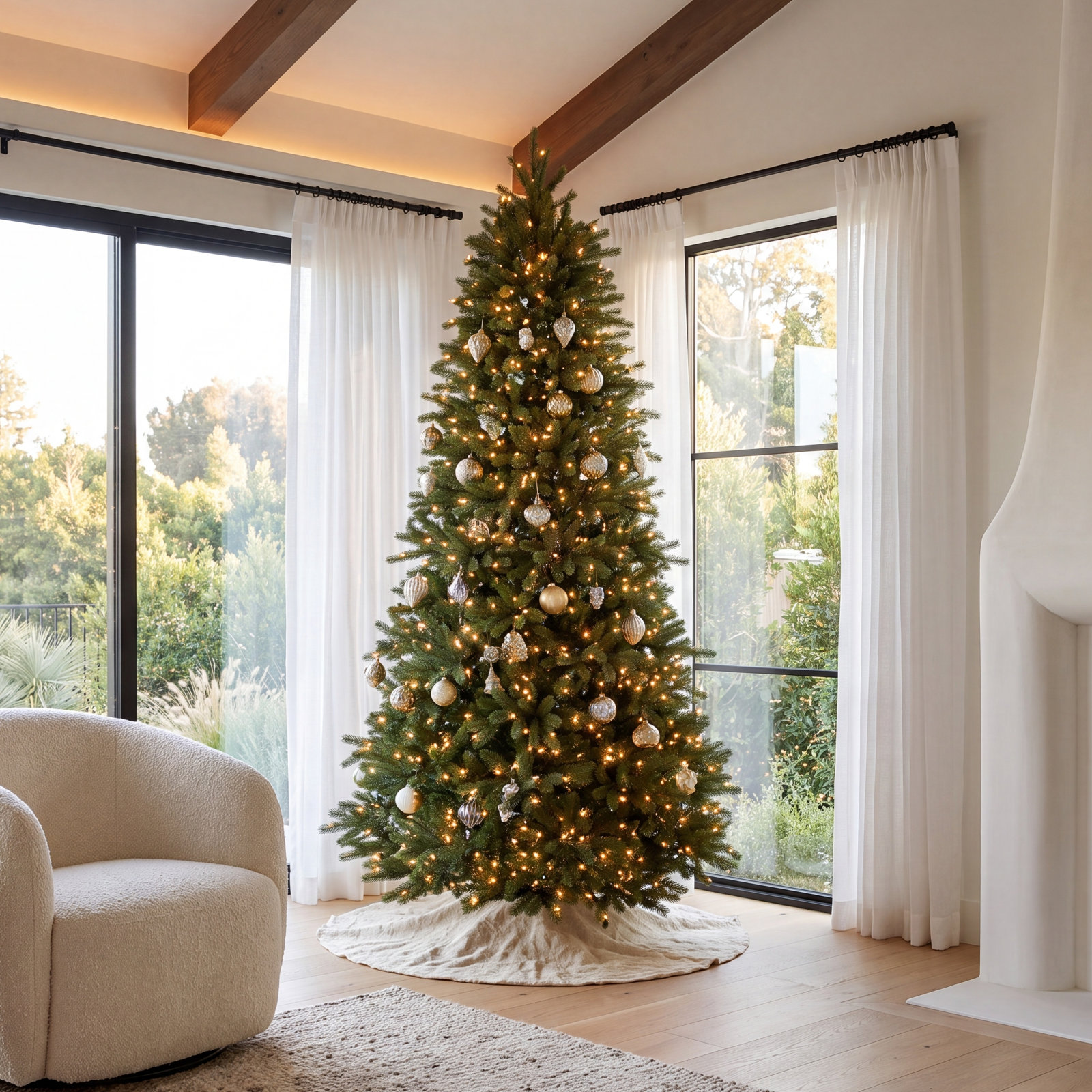 Jersey 7.5' Pre-Lit Fir Tree