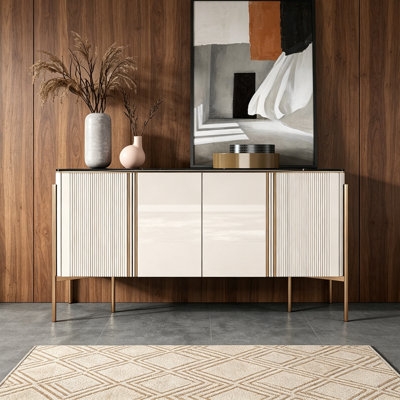 Italian-style minimalist large-capacity sideboard