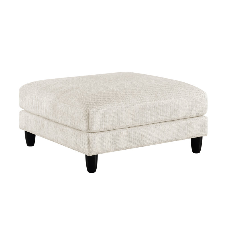 Repose-pieds Krueger, Microfibre/microsuède beige