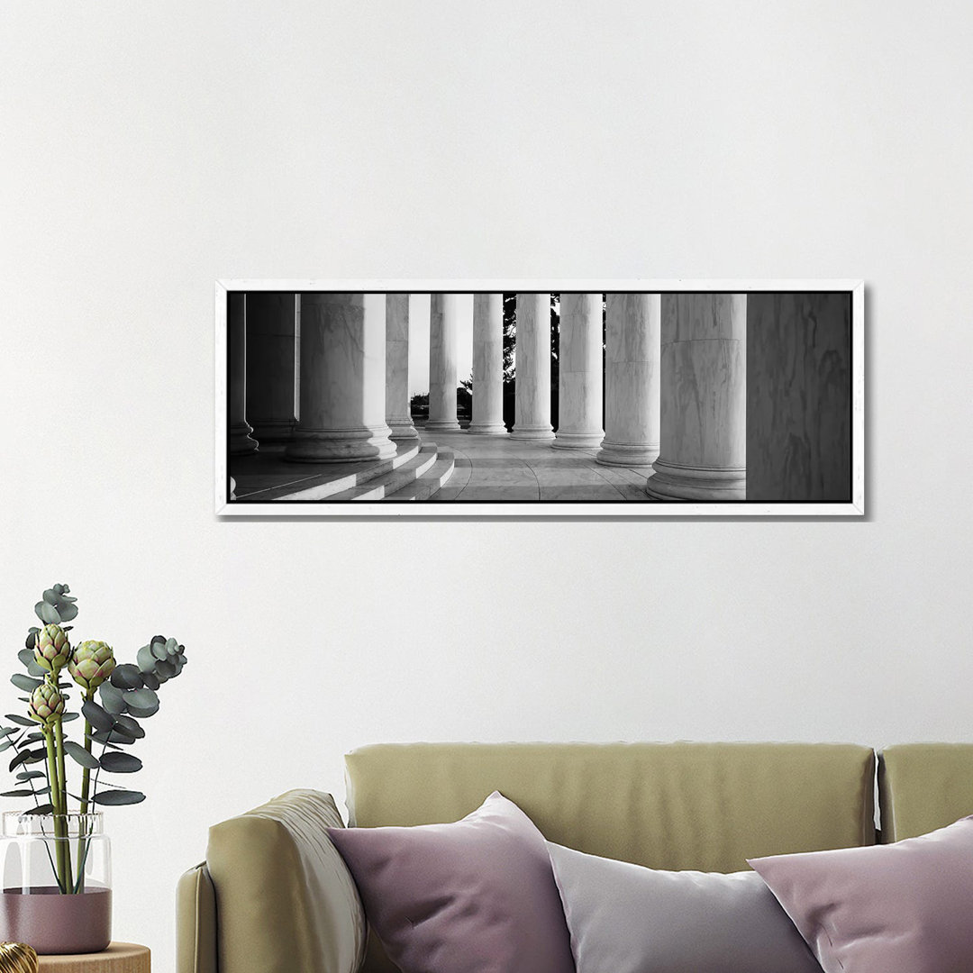 Jefferson Memorial Washington DC von Panoramic Images - Panoramic Gallery-Wrapped Canvas Giclée on Canvas