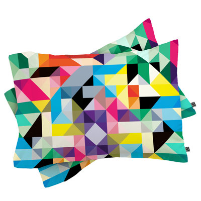 Three Of The Possessed Polyester Geometric