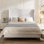 Grand lit tapissier Harper