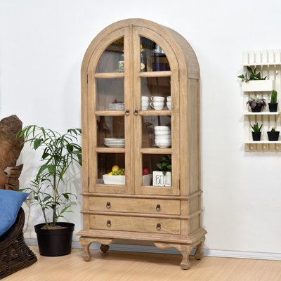 Farreli 39'' Wide Solid Wood Display Stand